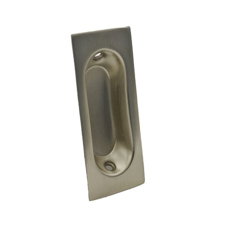 Ives Commercial Solid Brass Rectangular Flush Pull Satin Nickel Finish 22B15
